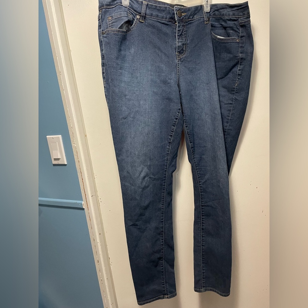 Torrid Dark Blue Skinny Jeans